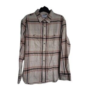 NWT Men's Old Navy Double Brushed Flannel Pocket Button-down Shirt Size L